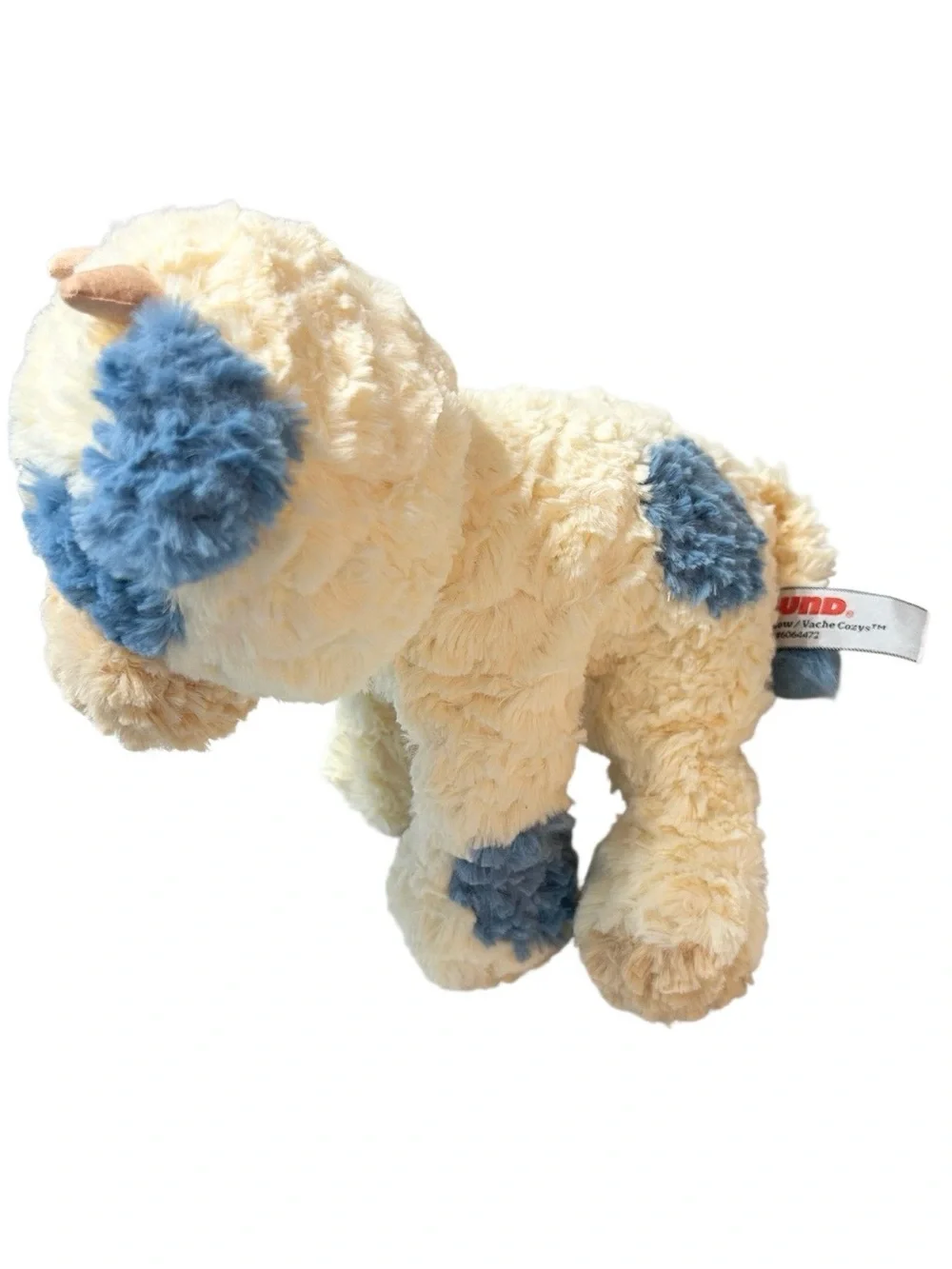GUND Cozys Collection Cow, Stuffed Animal  Rippled Plush Fur 10” Kids